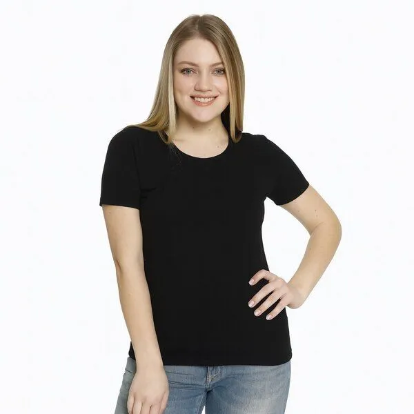 Bruno Barella Bruno Barella Damen T-Shirt 3er Pack – GOTS-zertifiziert aus Bio-Baumwolle aus der Ägäis, Schwarz, – Produktbild 4 von 4