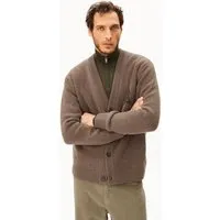 ARMEDANGELS ARMEDANGELS REC KNIT Herren Strickjacke aus 100% recycelter Wolle, Claystone melange, – Produktbild 1 von 1