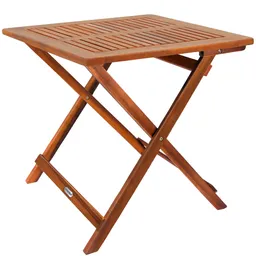 Casaria® Casaria Casaria Beistelltisch Akazie klappbar 73 x 70 x 70cm braun – Produktbild 1 von 1