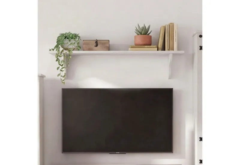 OTTO home Wandboard Mexico, aus massivem Kiefernholz, in unterschiedlichen Farbvarianten, Weiß, – Produktbild 1 von 5