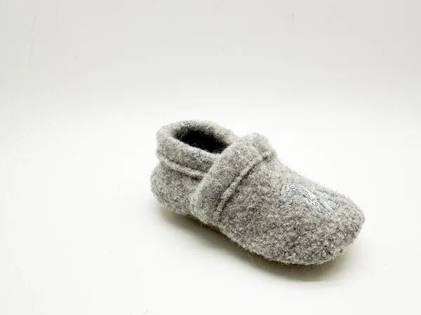 thies Kids "thies ® Baby Alpaca Booties" aus Alpaka, made in Austria, Gray (grau), – Produktbild 2 von 2