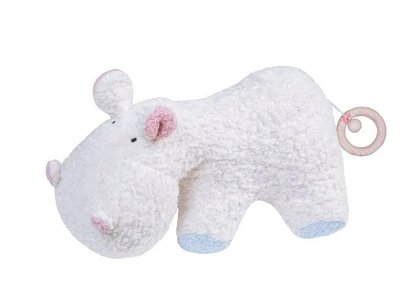 Efie Efie Spieluhr Nilpferd, Rosa/hellblau, – Produktbild 2 von 8