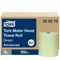 Tork Tork Matic Papierhandtücher "Advanced H1" 6 Rollen, Grün, – Produktbild 3 von 3