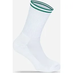 MR. SOCKS Premium Tennissocken, 42-46, White / Green – Produktbild 1 von 1