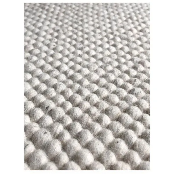 Prolana Prolana Handgefertigter Flachgewebe-Teppich "Flat" aus Wolle in Grau – Produktbild 2 von 2