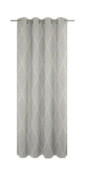 Nature by Adam Nature by Adam Vorhang aus 100% Bio-Baumwolle - Made in Germany - Casket Valdelana light, Hellgrau, – Produktbild 3 von 7