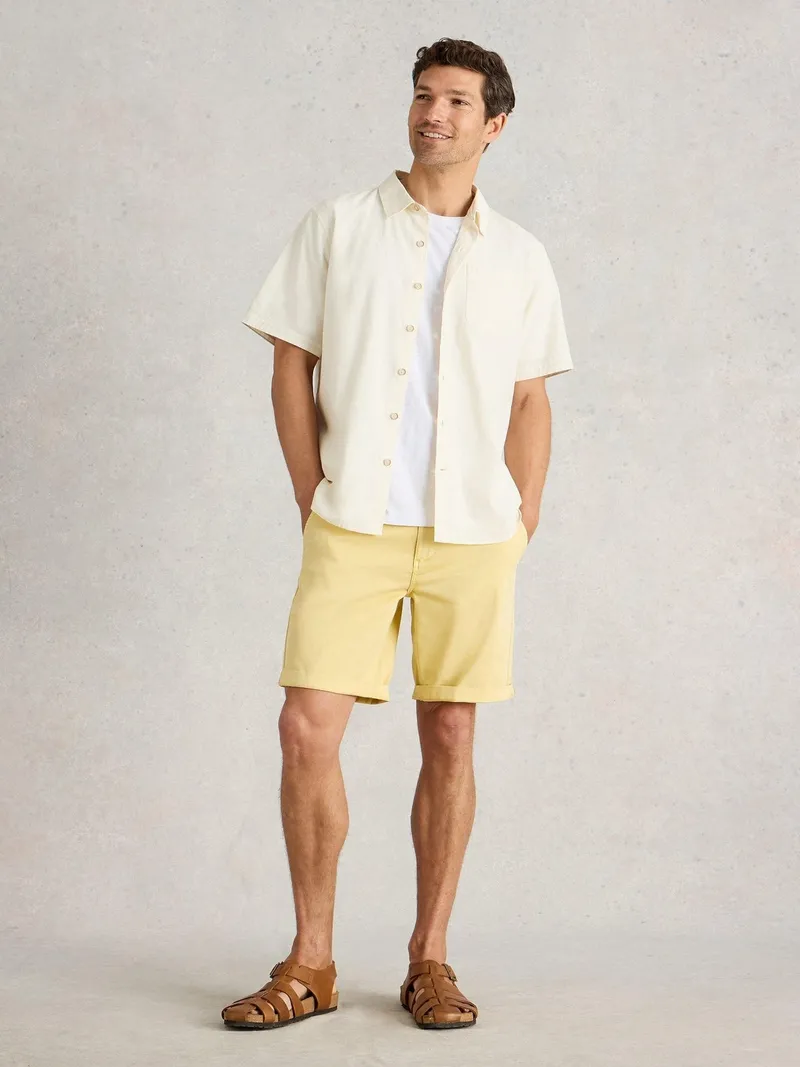 White Stuff Chino-Shorts aus Bio-Baumwolle - 36/R, Gelb, – Produktbild 2 von 4