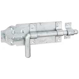 Alberts ALBERTS Bolzenriegel, mit befestigter Schlaufe, feuervz, Platte LxB180x70 mm,Ges.-L230mm – Produktbild 1 von 1