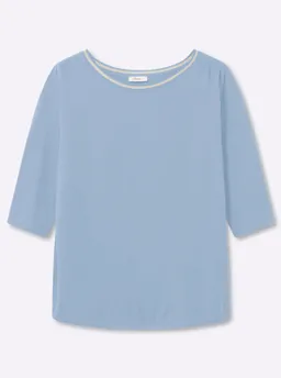 sheego 3/4-Arm-Shirt eisblau – Produktbild 1 von 1