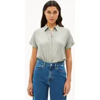 ARMEDANGELS ARMEDANGELS LARISAANA Damen Bluse aus LENZING ECOVERO Viskose, Seagreen, – Produktbild 1 von 1