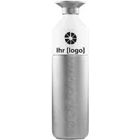 Dopper Dopper Trinkflasche "Steel" 1,1 l inkl. 1-farbigem Aufdruck, silver – Produktbild 1 von 1