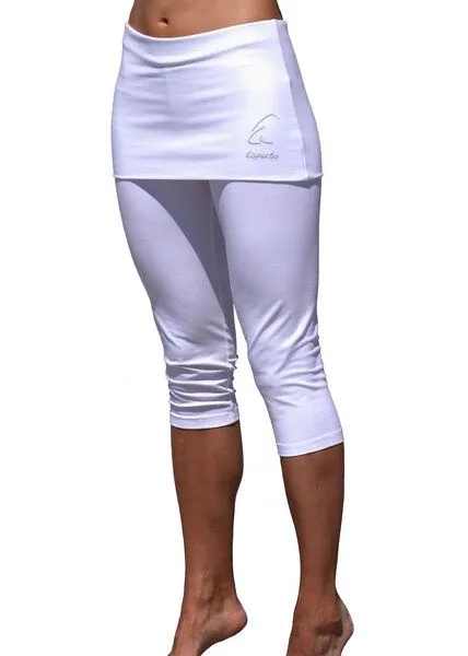 ESPARTO ESPARTO ¾ Yogahose Capri "Thanda", Schneeweiß, – Produktbild 3 von 4