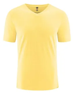 HempAge HempAge V-Kragen T-Shirt Hanf/Biobaumwolle – Produktbild 1 von 1