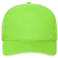 Myrtle Beach Basecap Cap Cappy Kappe Myrtle Beach 5 Panel Sandwich, Green, – Produktbild 1 von 3