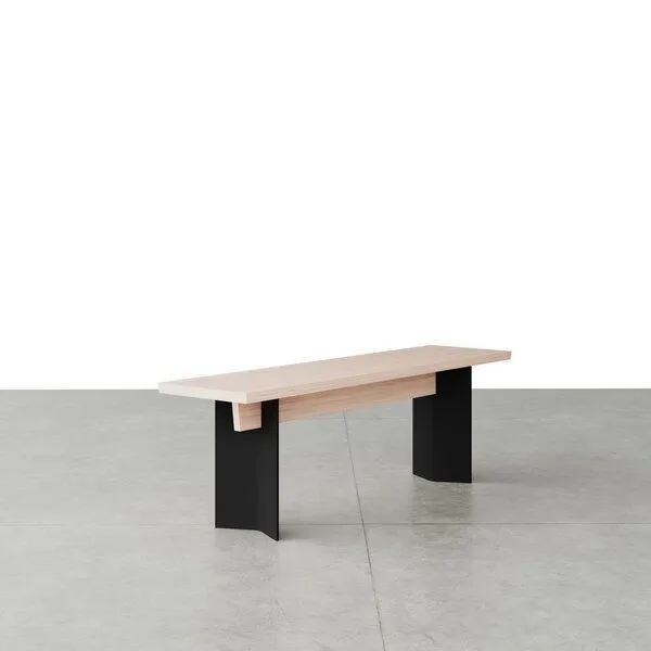 Hausen Hausen Bank FOLD Douglas fir, Schwarz (ral 9005), – Produktbild 1 von 7