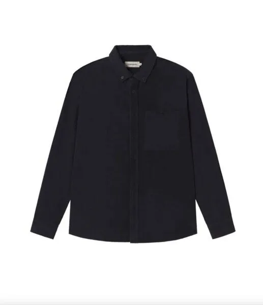 thinking mu thinking mu Herren Hemd - Corduroy Anto Shirt - aus Baumwolle, Navy (blau), – Produktbild 4 von 4