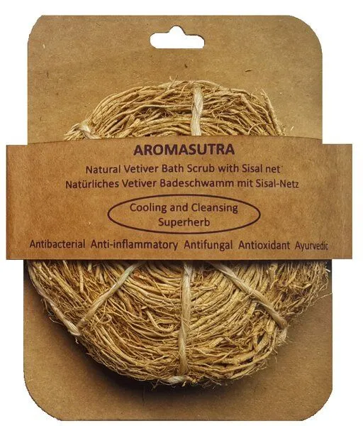 AROMASUTRA Aromasutra Vetiver-Wurzeln-Badeschwamm – Produktbild 3 von 4