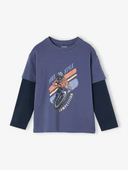 Vertbaudet Jungen 2-in-1-Langarmshirt – Produktbild 1 von 1