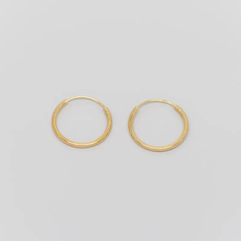 fejn fejn Damen vegan Hoop Einfach, Gold, – Produktbild 1 von 2