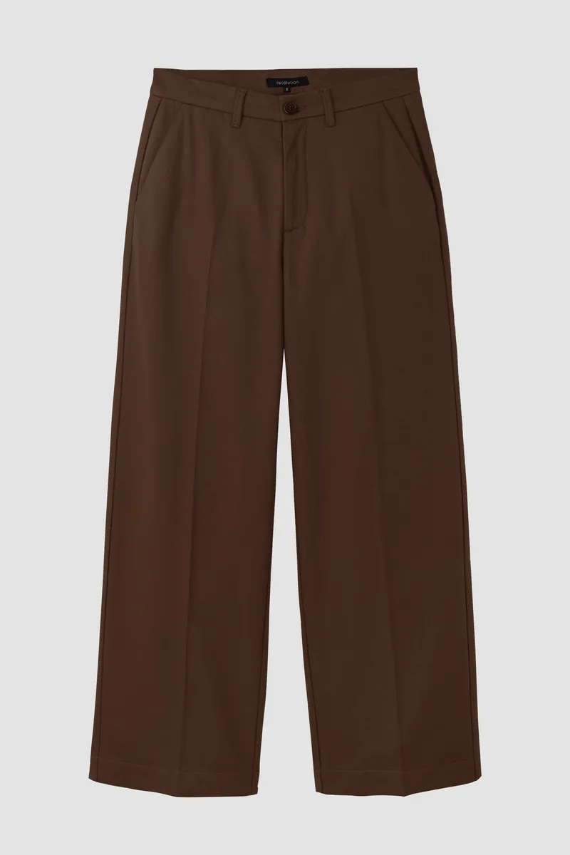 recolution Recolution Damen vegan Hose Ligularia Chocolate, Braun, – Produktbild 1 von 1