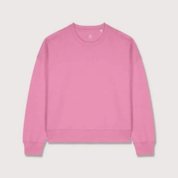 YTWOO YTWOO Modernes Damen-Sweatshirt – weich, nachhaltig & zeitlos, Bubble pink, – Produktbild 2 von 4