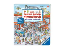 Ravensburger Ravensburger Mein Sachen suchen Wimmelbuch: Fahrzeuge im Einsatz ab 2 Jahre – Produktbild 1 von 1