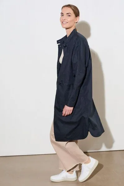 LangerChen LangerChen Coat Mira Long, Navy (blau), – Produktbild 3 von 4