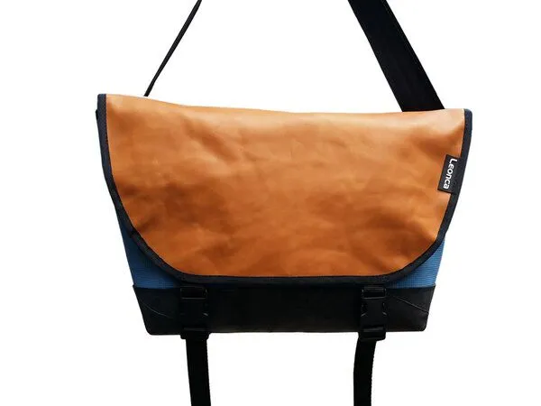 Leonca Leonca Messenger Bag aus Turnmatte & Lederboden oder Lederdeckel, Turnmatte & lederboden, – Produktbild 1 von 4