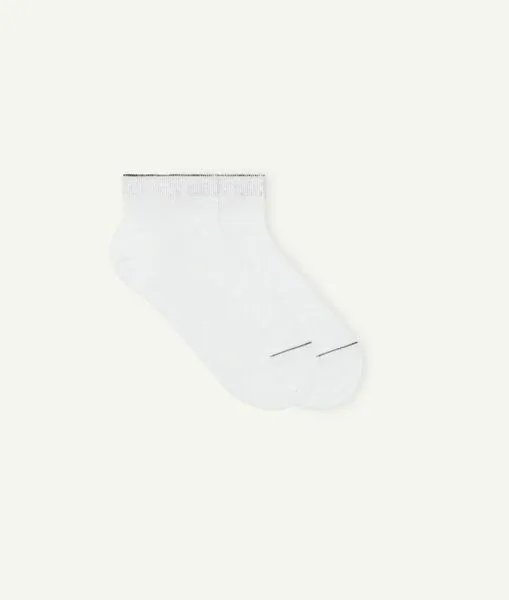 von Jungfeld von Jungfeld Sneaker Socken aus Bio-Baumwolle für Damen und Herren, Weiss, – Produktbild 3 von 3