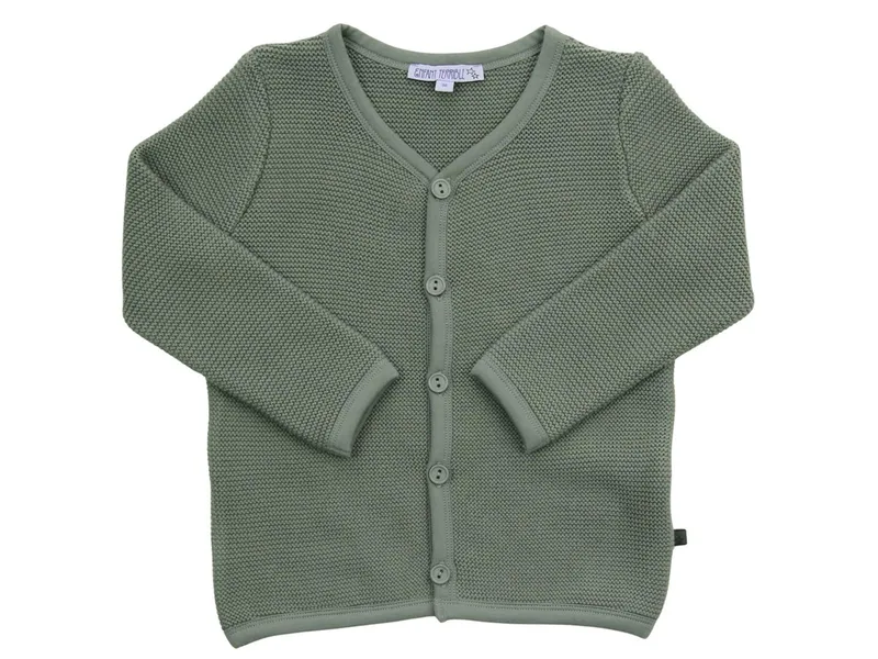 Enfant Terrible Enfant Terrible Kinder Strickjacke Bio-Baumwolle sage, Grün, – Produktbild 1 von 2