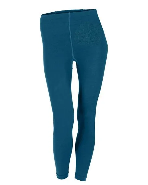 grödo grödo Damen Feinlegging blickdicht Bio Baumwolle mit Elasthan, Petrol, – Produktbild 1 von 4