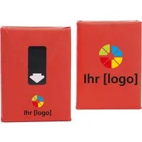Taschentücher in FSC-Papierverpackung inkl. Aufdruck, Etikett schwarz – Produktbild 1 von 1