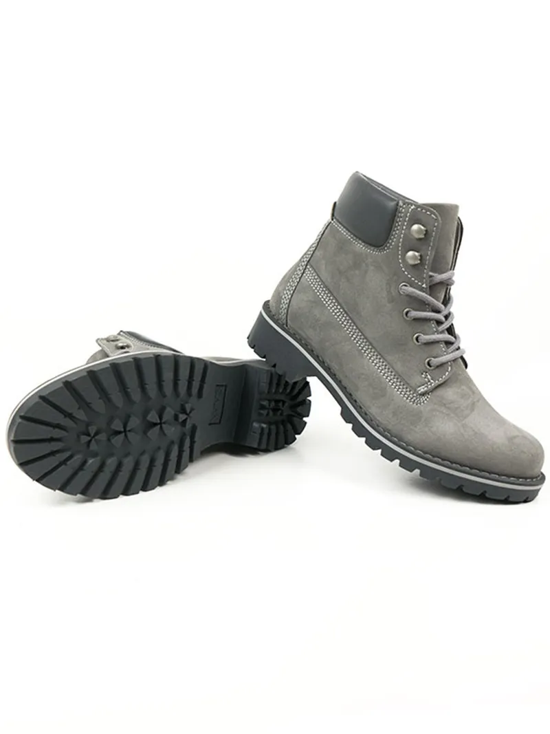 Will's Vegan Store Will's Vegan Store Damen vegan Dock Boots Grau, Grau, – Produktbild 2 von 2