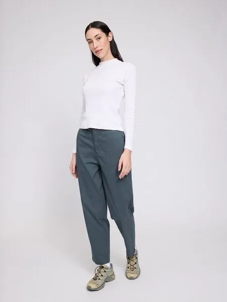 Mazine Mazine Damen Chino Hose aus 98% Bio-Baumwolle und 2% Elasthan, Bottle (grün), – Produktbild 1 von 4