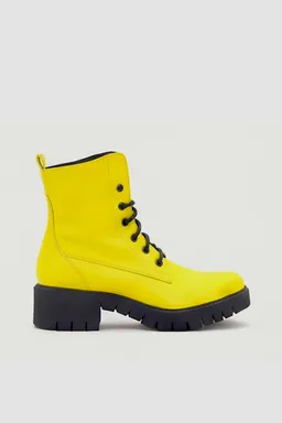 BOHEMA BOHEMA Damen vegan Stiefel Workers Nr. 3 Gelb – Produktbild 1 von 1