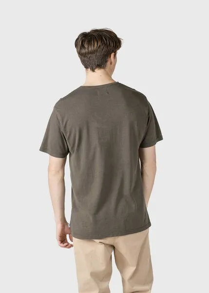 Klitmøller Collective Klitmøller Collective Basic T-Shirt Rufus, Olive, – Produktbild 4 von 4