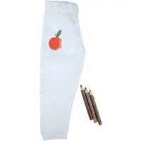MelaDi Meladi Kinder Baby-Hose aus Biobaumwolle - Apfel auf Natural Raw – Produktbild 1 von 1