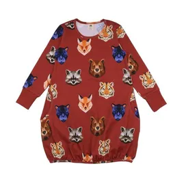 Walkiddy Baby Kleid GOTS zertifiziert, 95% Bio-Baumwolle, Ballonärmel, Tiermuster, weich & bequem – Walkiddy – Produktbild 1 von 1