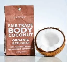 MAROMA MAROMA Körperseife Bio-Kokosbutter mit Minzduft – Produktbild 1 von 1