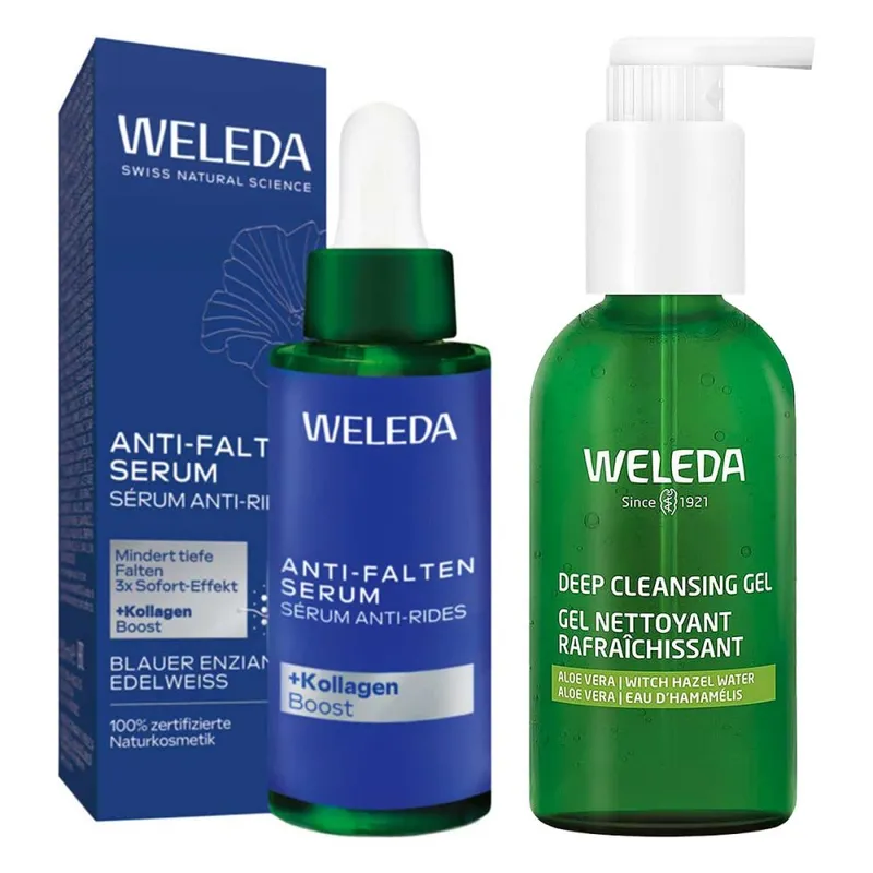 Weleda Anti-falten Serum & Deep Cleansing Gel – Produktbild 1 von 1