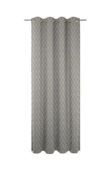Nature by Adam Nature by Adam Vorhang aus 100% Bio-Baumwolle - Made in Germany - Indian Cortezada, Schwarz, – Produktbild 2 von 7