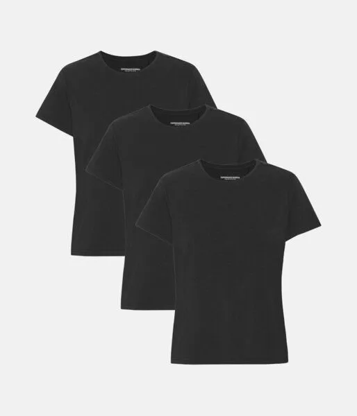 Copenhagen Bamboo Copenhagen Bamboo 3er-Pack schwarzes Bambus-T-Shirt – Produktbild 1 von 4