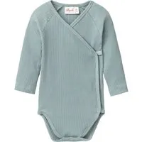People Wear Organic People Wear Organic Langarm-Wickelbody rip balsamgrün 62/68 – Produktbild 1 von 1