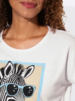 Witt Shirt weiß-schwarz-bedruckt – Produktbild 1 von 1