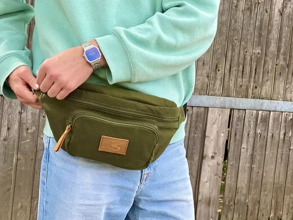 Dragolina Dragolina XL Hüfttasche Bjarne, Moosgrün (hellgrün), – Produktbild 3 von 4