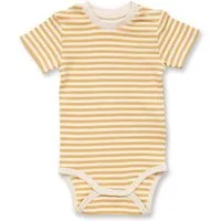 Sense Organics Sense Organics Baby Body, Modell VARIN, Butterblumengelb-weiß geringelt, – Produktbild 1 von 1