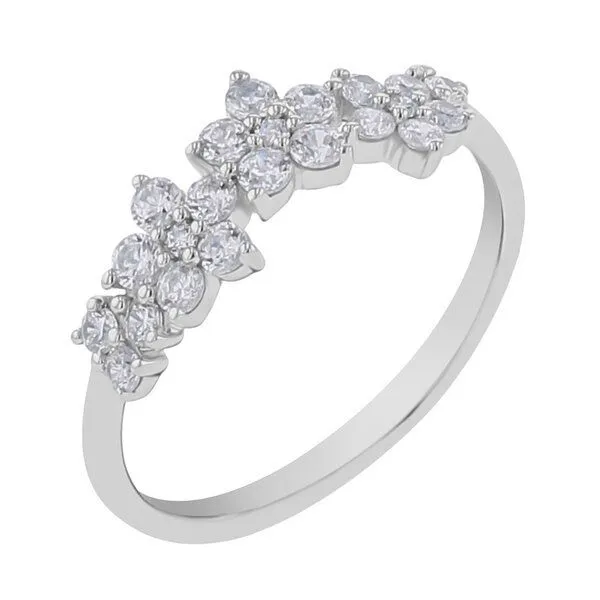 Eppi Eppi Ring mit Blumen aus Lab Grown Diamanten Juliet, Gold, – Produktbild 3 von 3