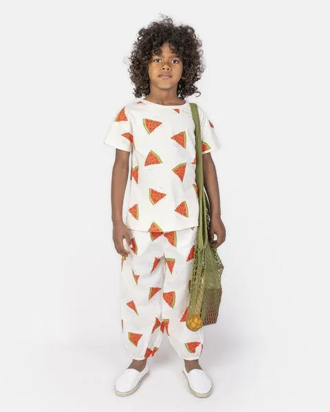 NAADA NAADA Baumwollhose Melon d'Eau – Produktbild 3 von 4