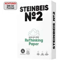 Steinbeis 500 Blatt Steinbeis Recycling Kopierpapier "No.2, TrendWhite" DIN A3 – Produktbild 3 von 3