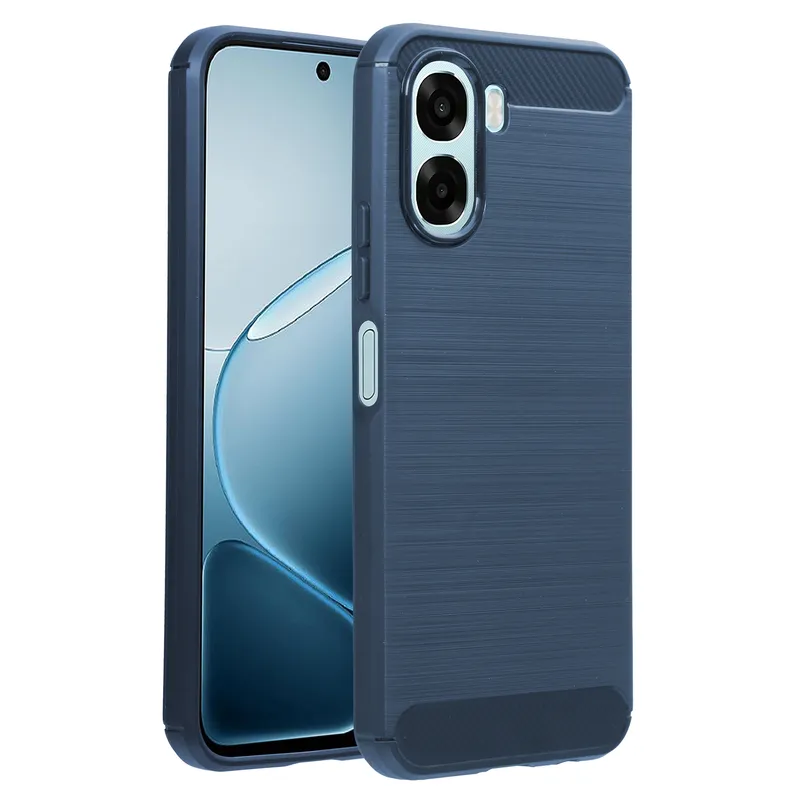imoshion imoshion Brushed Back Cover für das Oppo A6x (4G/5G), Dunkelblau, – Produktbild 1 von 1